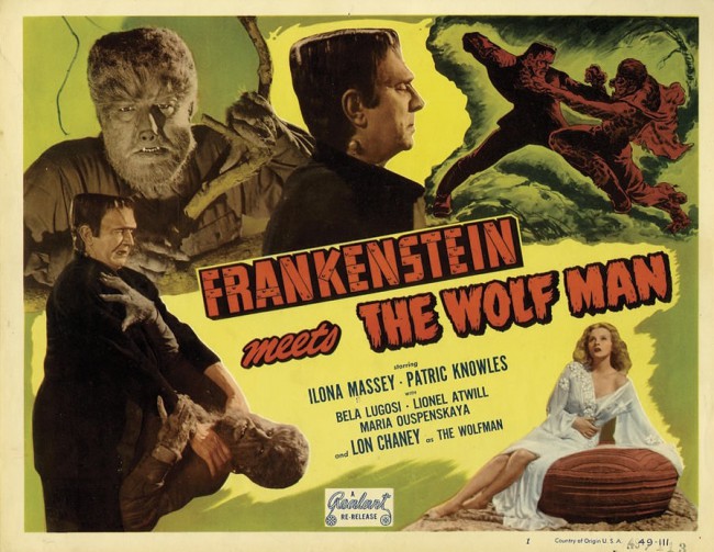 Frankenstein meets the Wolf Man