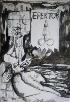 Mõrv reaktori toimetuses illustratsioon PeeterOra Mõrv reaktori toimetuses illustratsioon PeeterOra