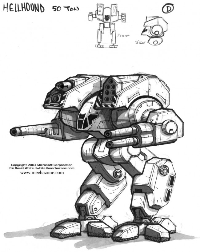 MechWarrior 4 Hellhound by Mecha Master