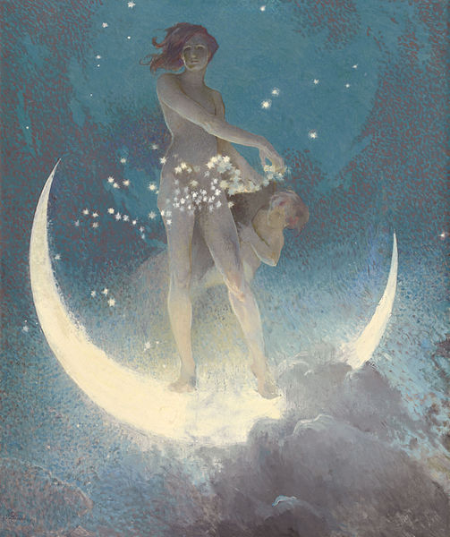 Edwin Blashfield - Spring Scattering Stars