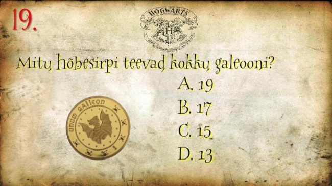 Harry Potteri viktoriin III 25.09.2020 kys19