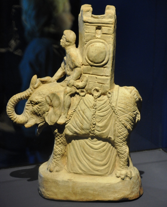 Pompeii, Statuette of a war elephant