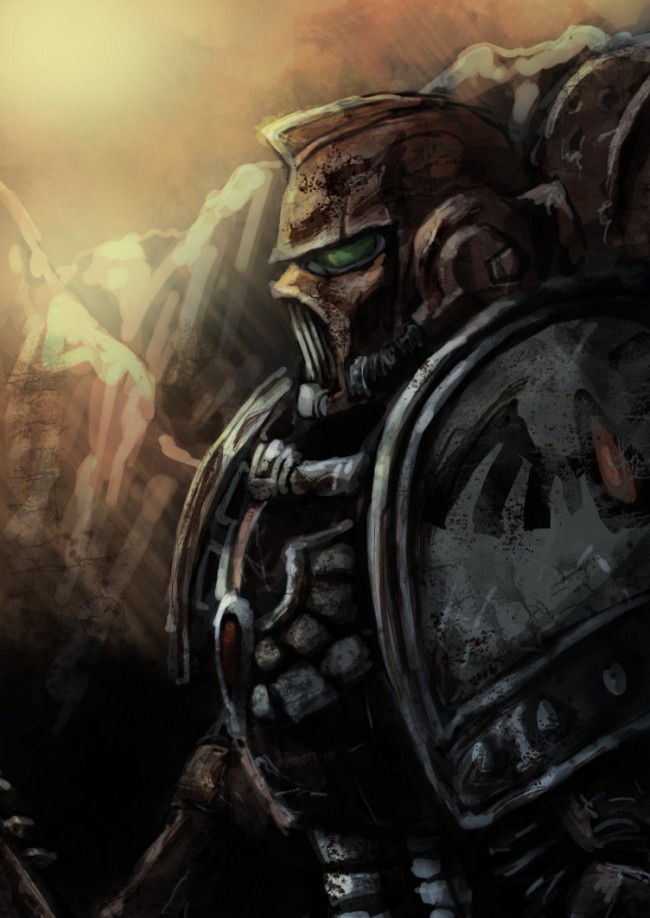 Space marine Speedpaint by slaine69