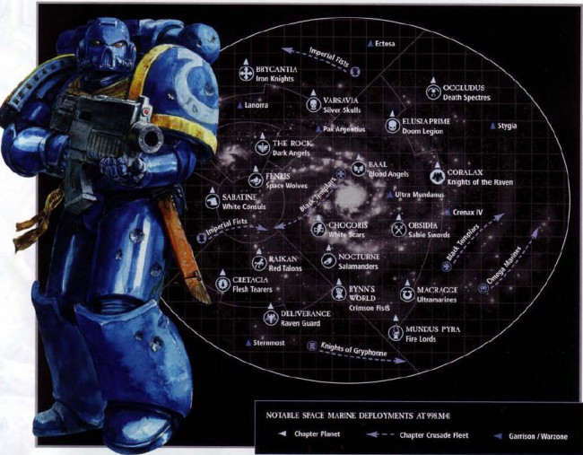 Space marines deployments