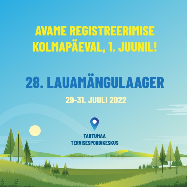 lauamänguLaager registr teade-01-01