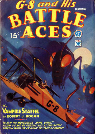 G-8 and His Battle Aces February 1934