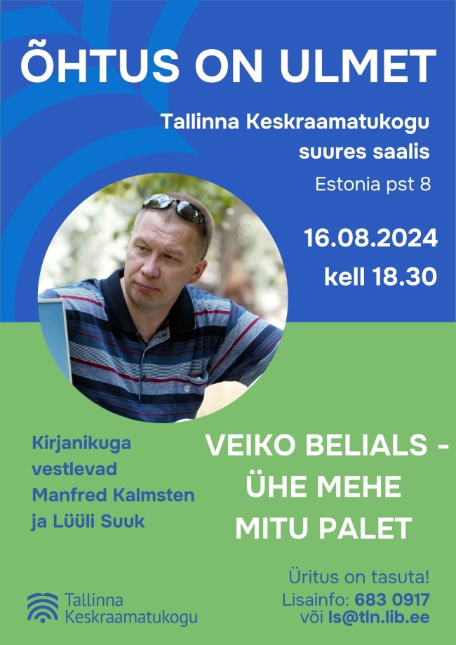 Õhtus on ulmet Belials 16-08-2024 poster