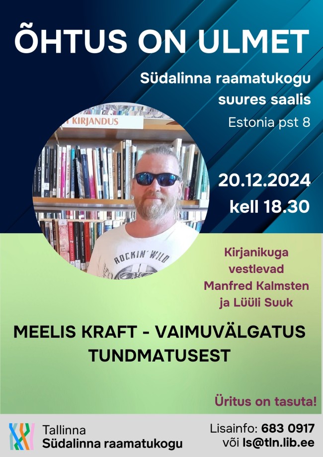 Õhtus on ulmet Meelis Kraft Reaktoriposter
