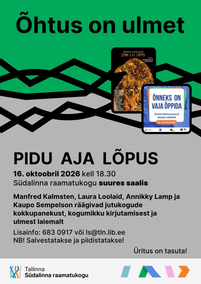 Õhtus on ulmet oktoober VEEBIposter Õhtus on ulmet oktoober VEEBIposter